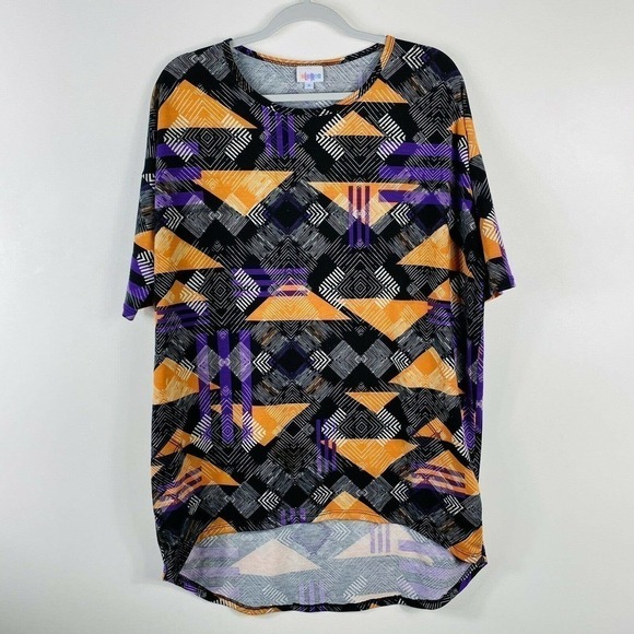 LuLaRoe Geometric Print Irma Top - Picture 1 of 5